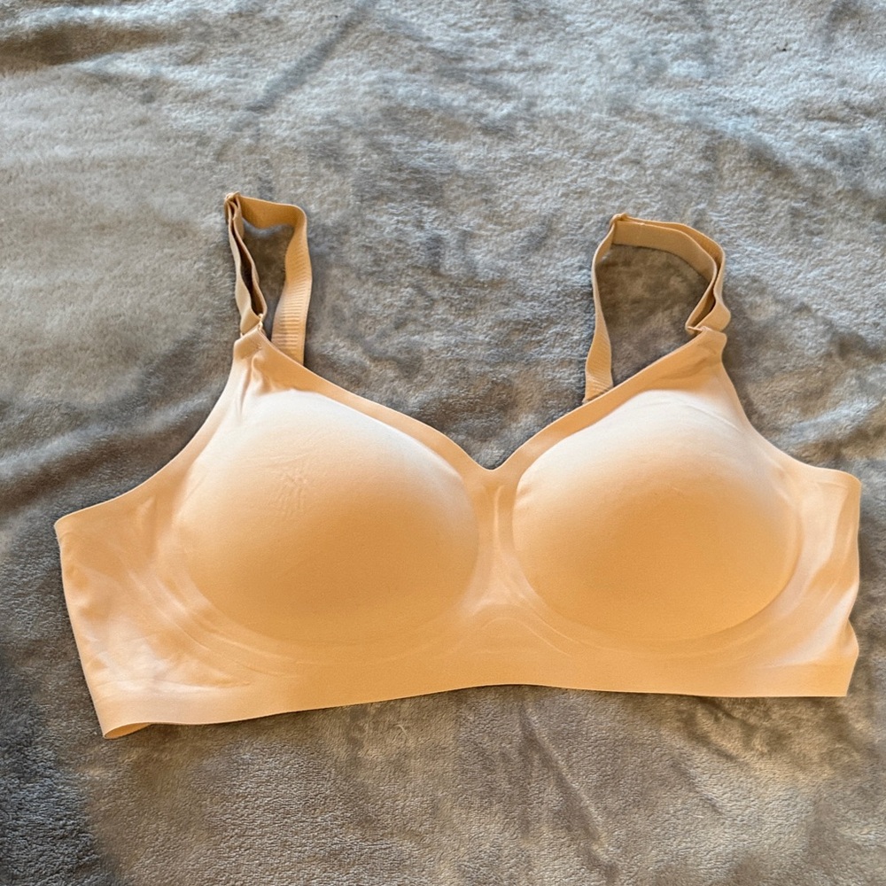 Seamless Tan Wireless Bra